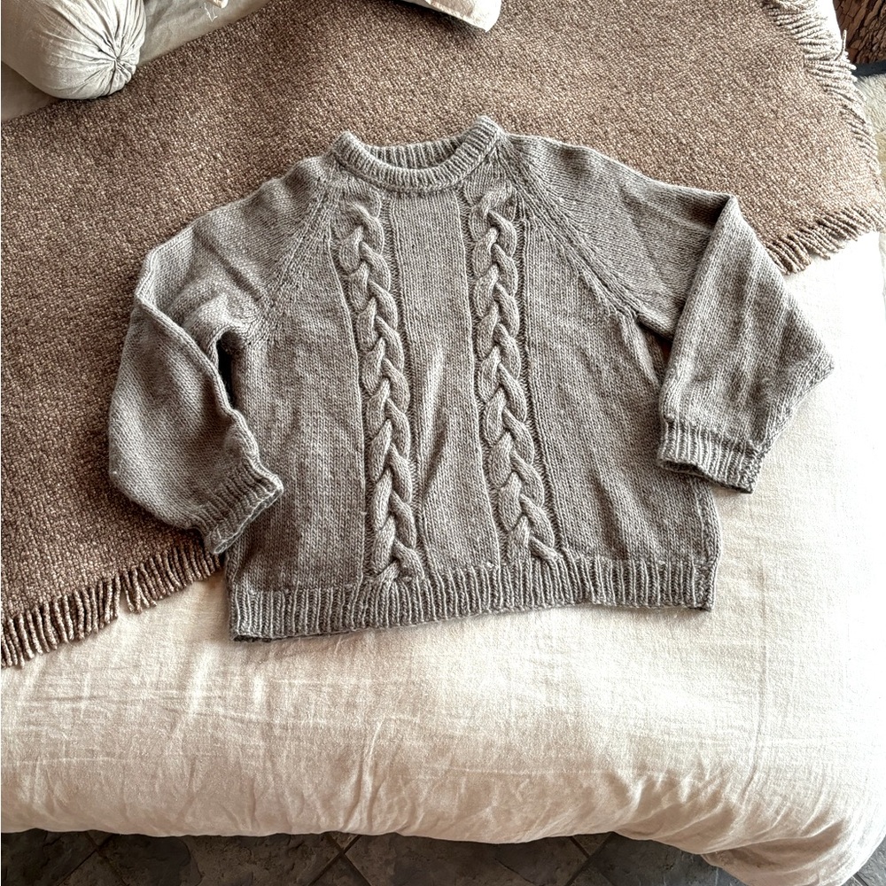 Hand Knit Wool Sweater